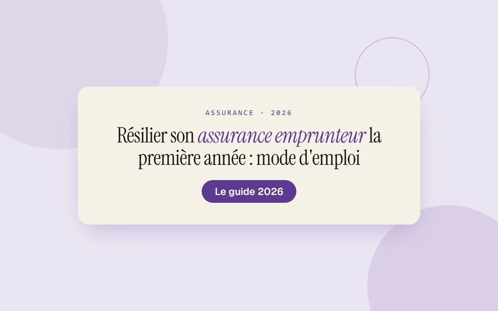 Illustration Monsieurgoodplan : Résilier son assurance emprunteur la première année : mode d'emploi