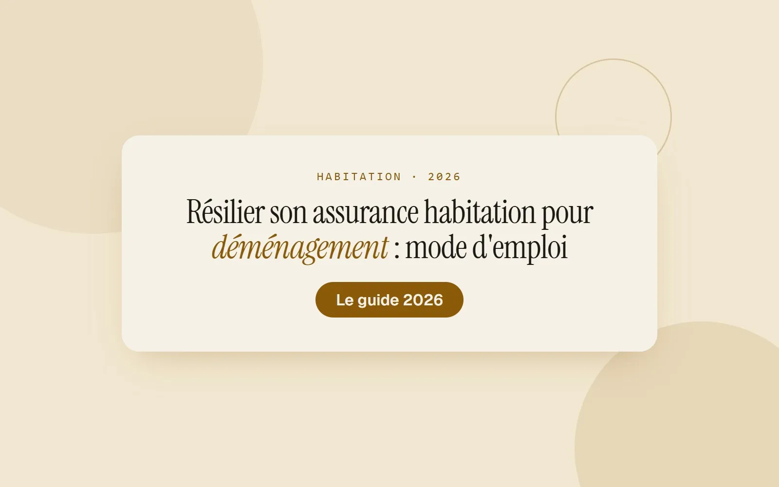 Illustration Monsieurgoodplan : Résilier son assurance habitation pour déménagement : mode d'emploi